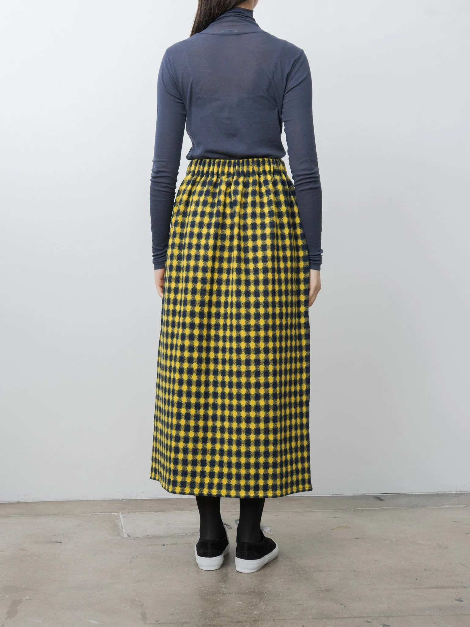 Gooi Skirt - Yellow Check sold by Namu Shop product image thumbnail 4