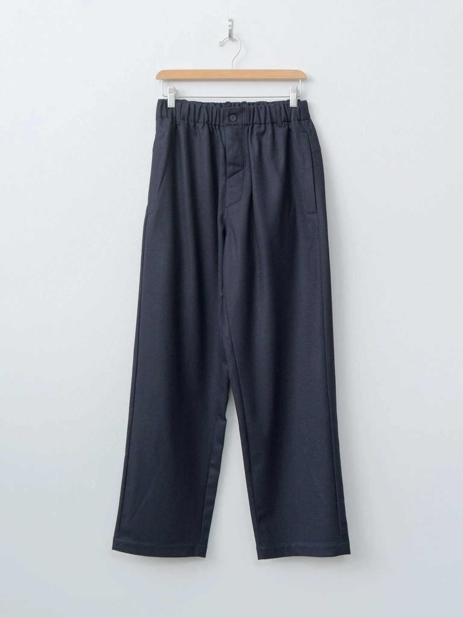 Soft Wool Cashmere Easy Pants - Navy sold by Namu Shop