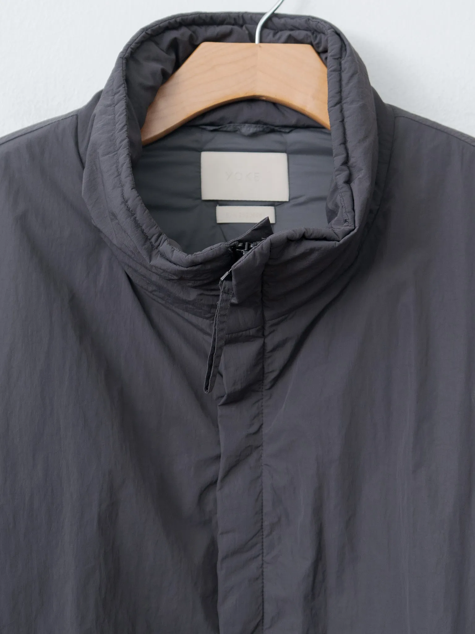 Nylon Puffer Blouson - Charcoal sold by Namu Shop product image thumbnail 5
