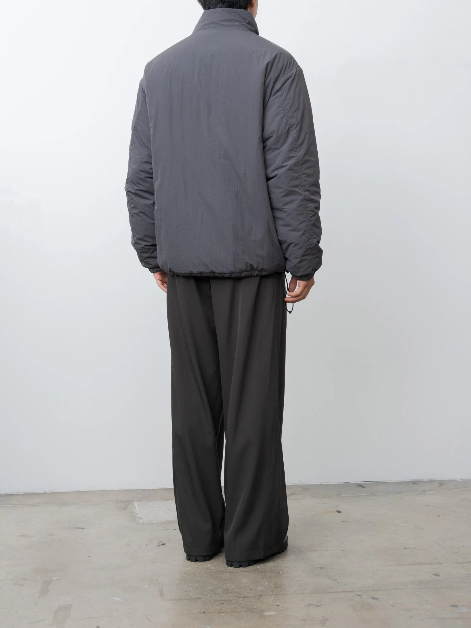 Nylon Puffer Blouson - Charcoal sold by Namu Shop product image thumbnail 4