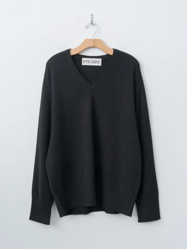 Cashmere V Neck - Black sold by Namu Shop