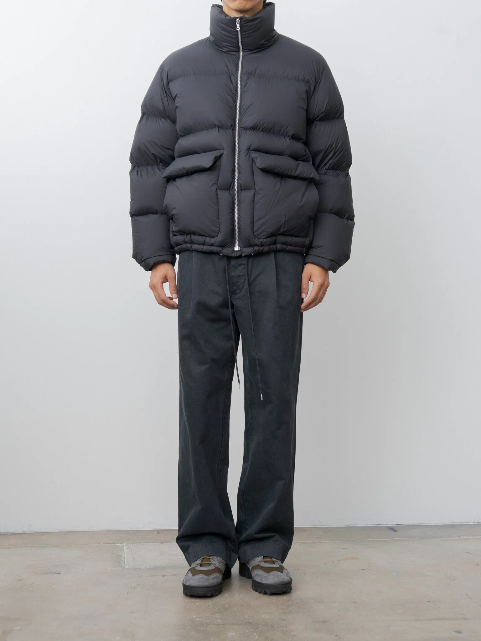 Super Light Nylon Ripstop Down Blouson - Black sold by Namu Shop product image thumbnail 2