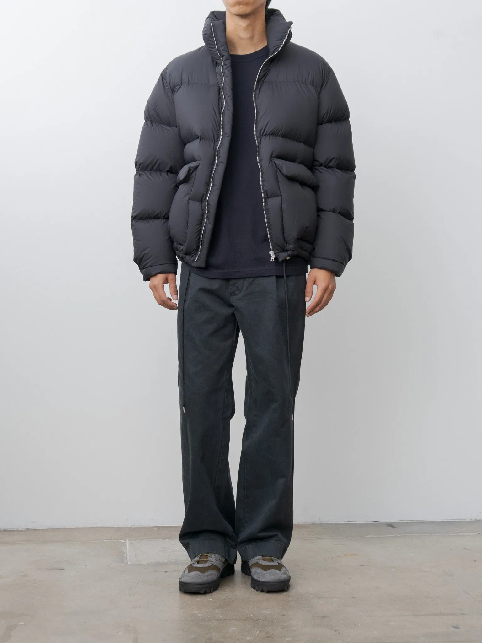 Super Light Nylon Ripstop Down Blouson - Black sold by Namu Shop product image thumbnail 3