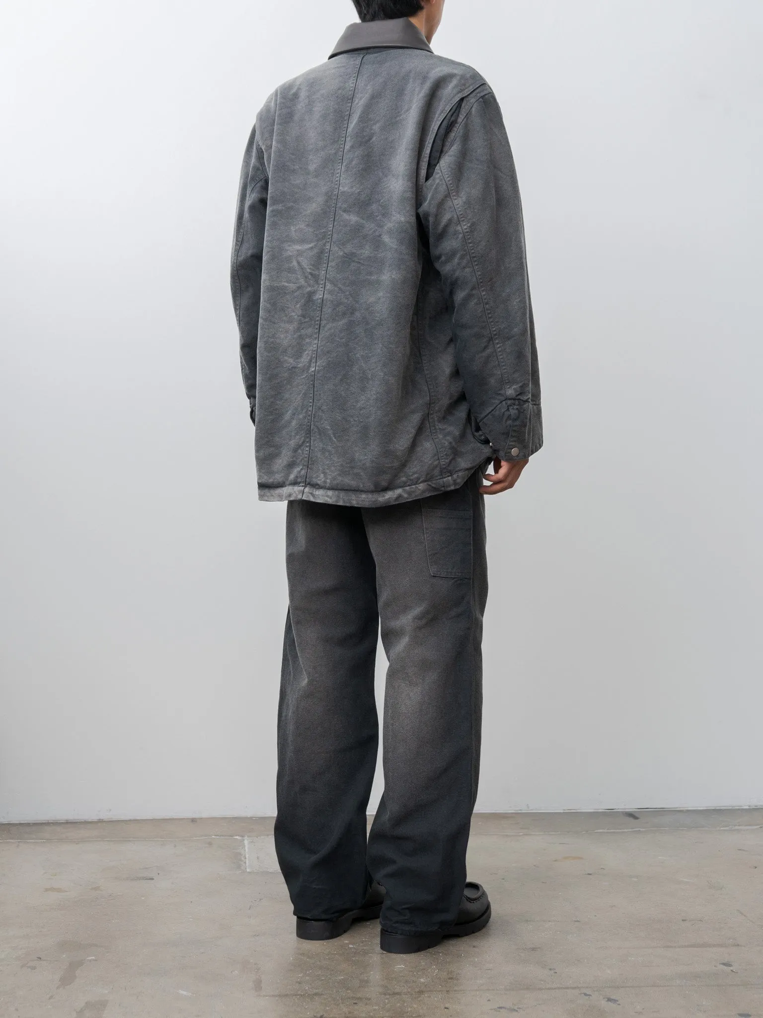 Product Dyed Organic Cotton Duck Blouson - Faded Black sold by Namu Shop product image thumbnail 5