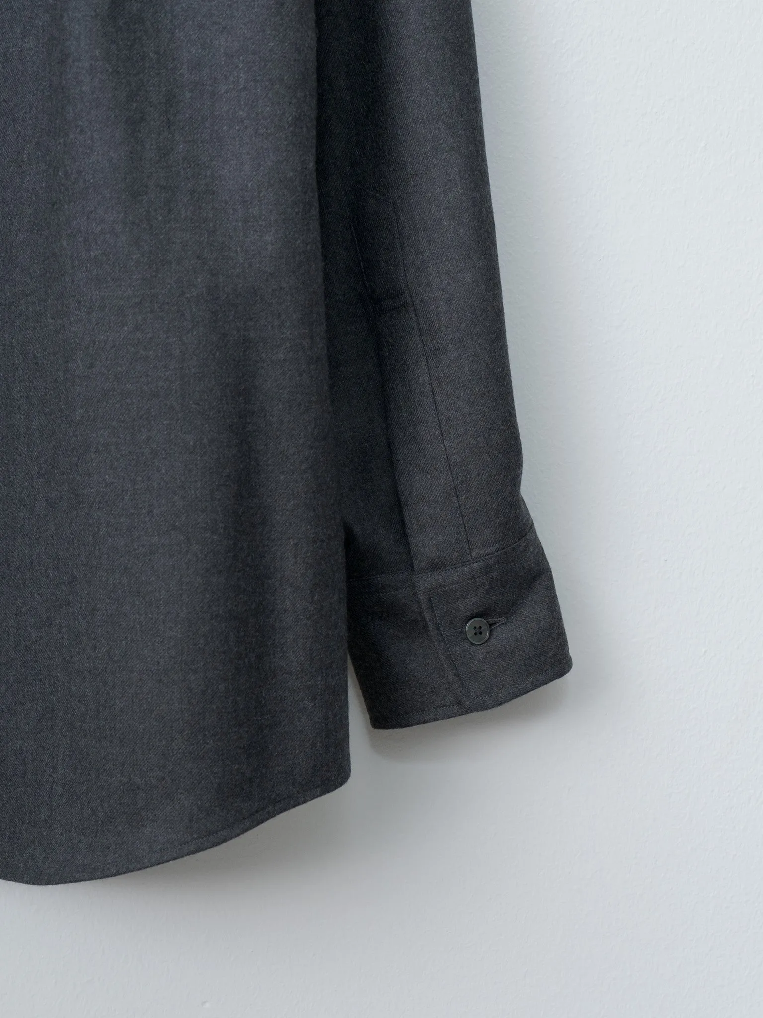 Super Light Wool Shirt - Top Charcoal sold by Namu Shop product image thumbnail 5