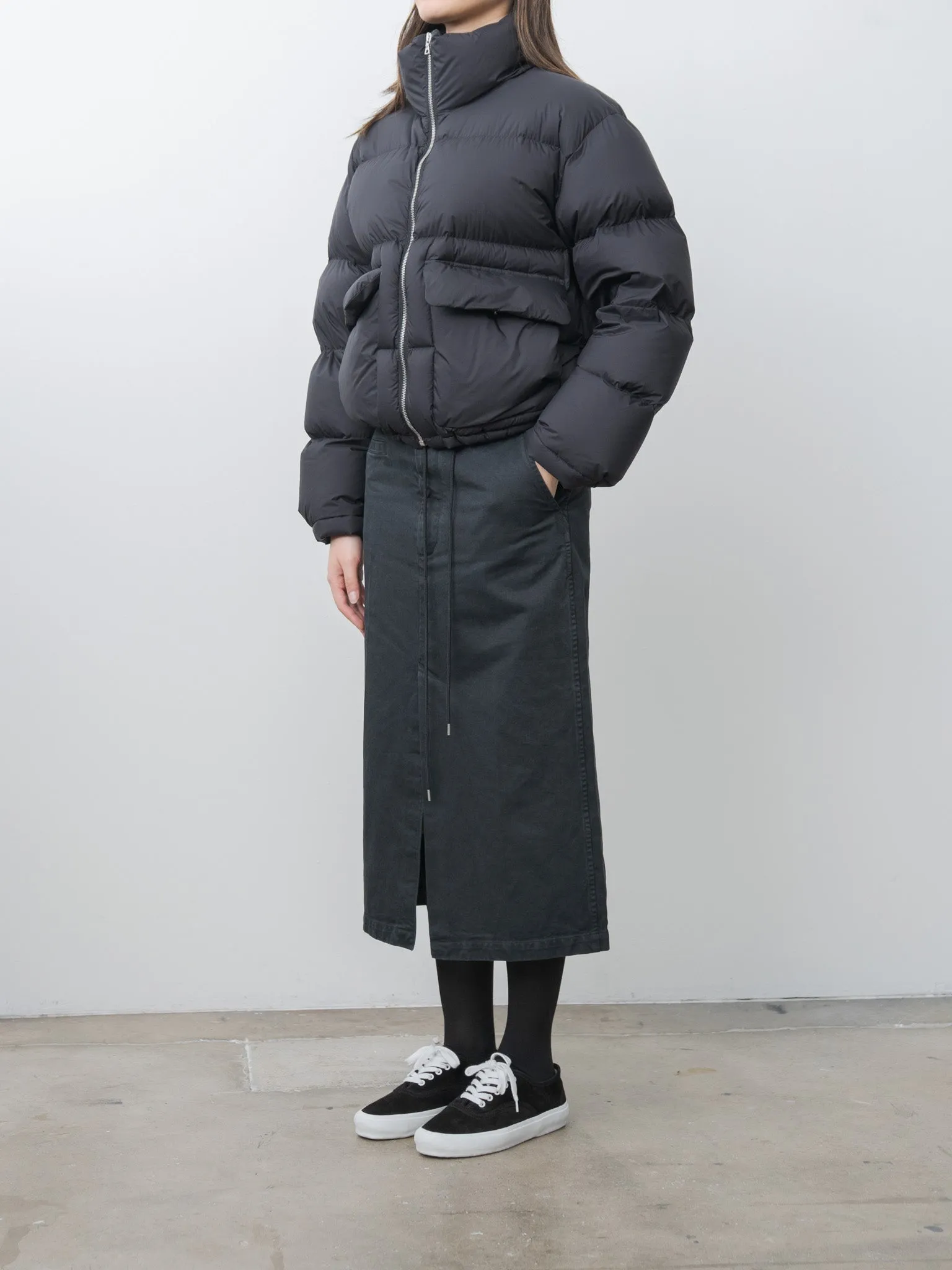 Product Dyed Finx Chino Skirt - Black sold by Namu Shop product image thumbnail 3