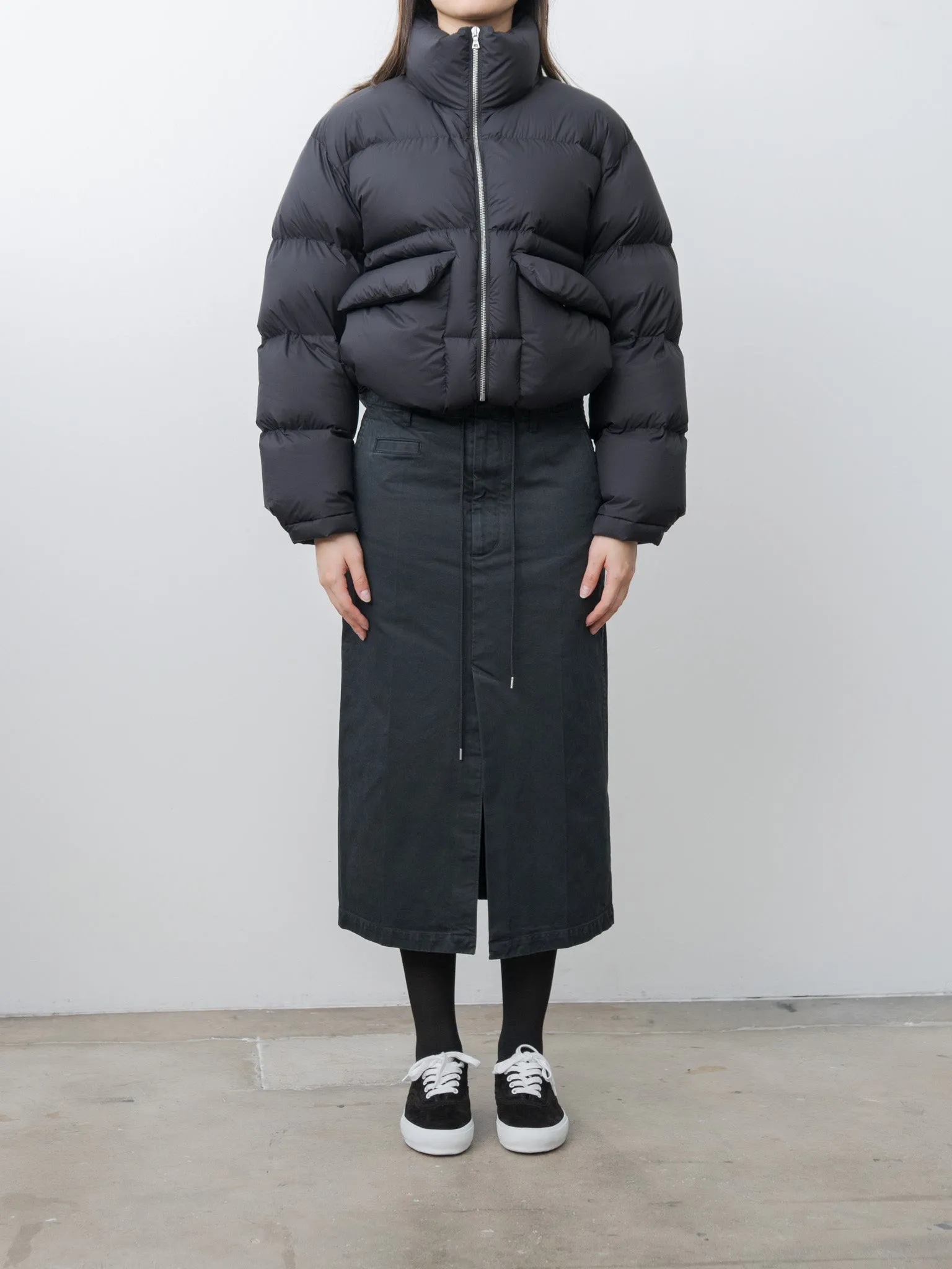 Product Dyed Finx Chino Skirt - Black sold by Namu Shop product image thumbnail 2