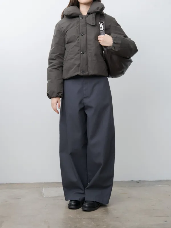 Quiver Clip Bag - Dark Chocolate made by Lemaire