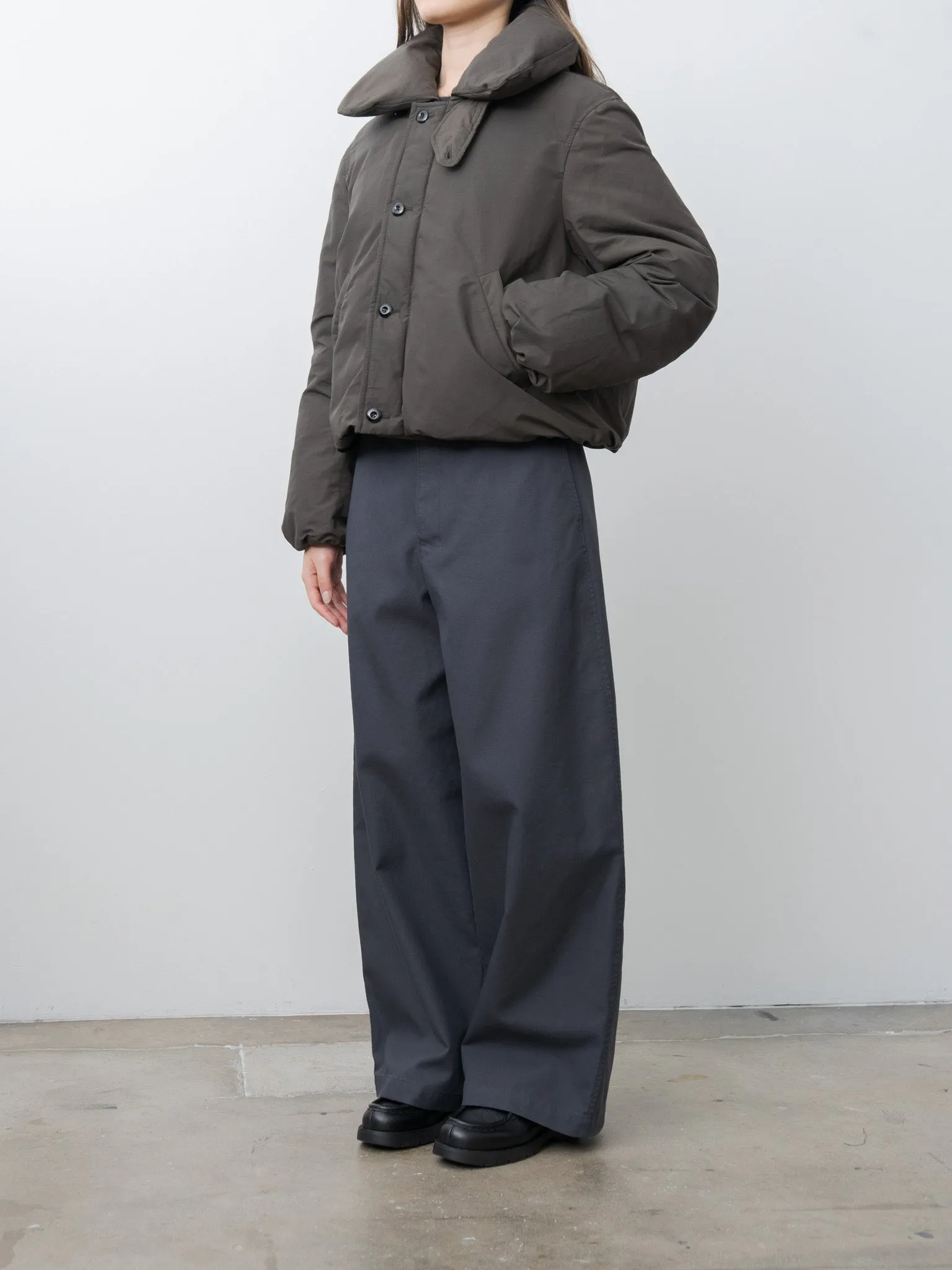 Short Puffer Blouson - Dark Espresso sold by Namu Shop product image thumbnail 5