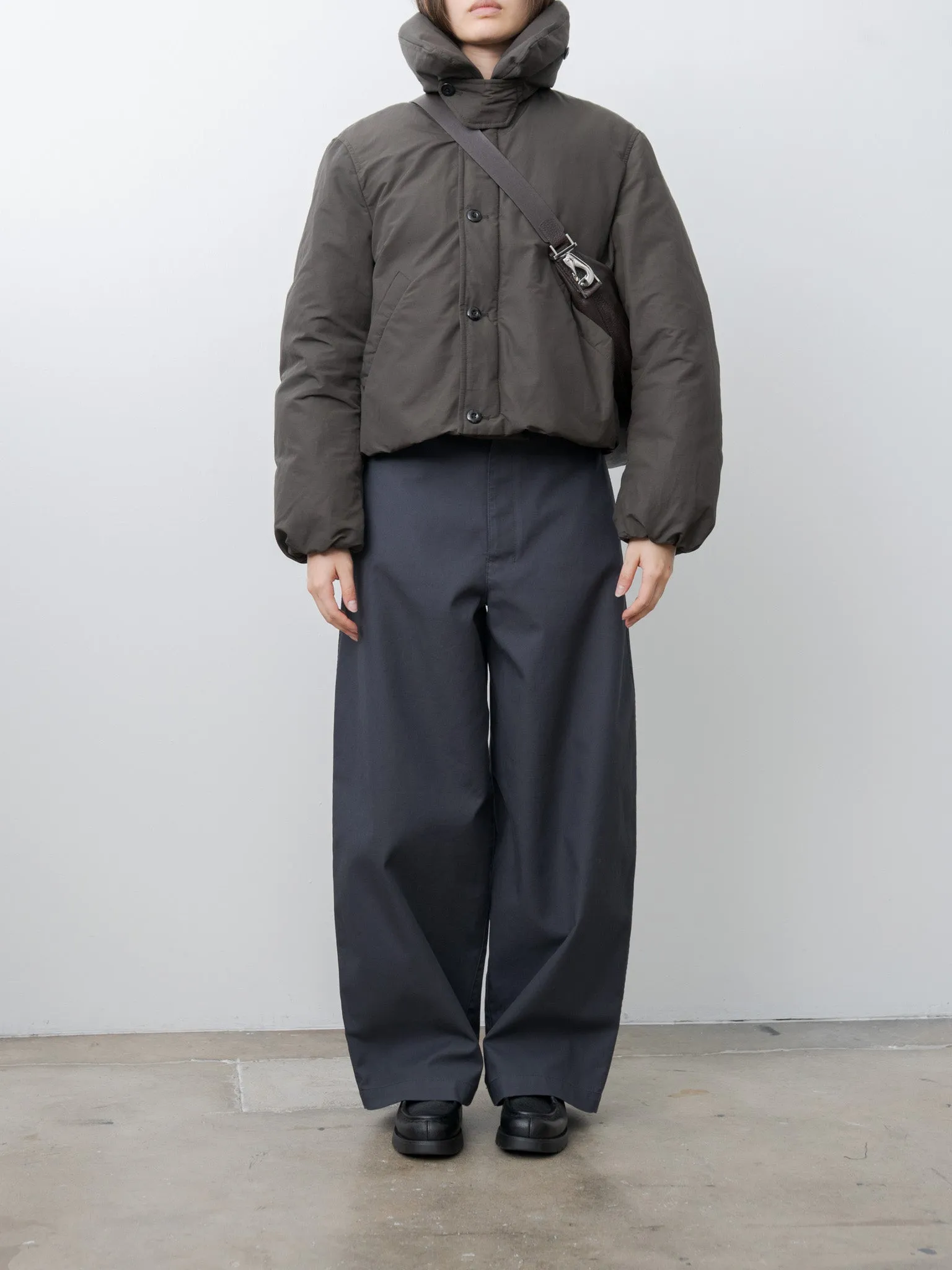 Short Puffer Blouson - Dark Espresso sold by Namu Shop product image thumbnail 3