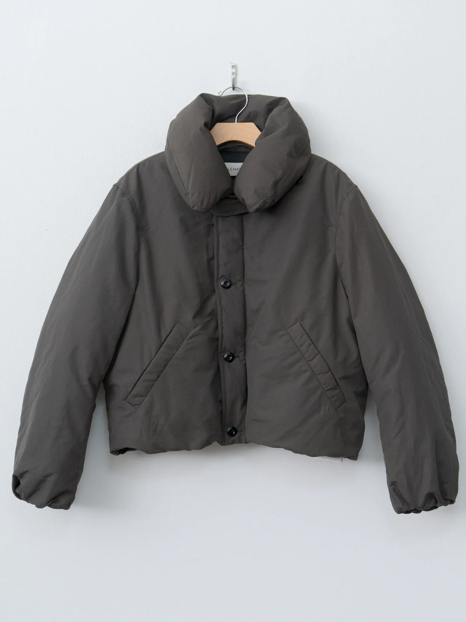 Short Puffer Blouson - Dark Espresso sold by Namu Shop