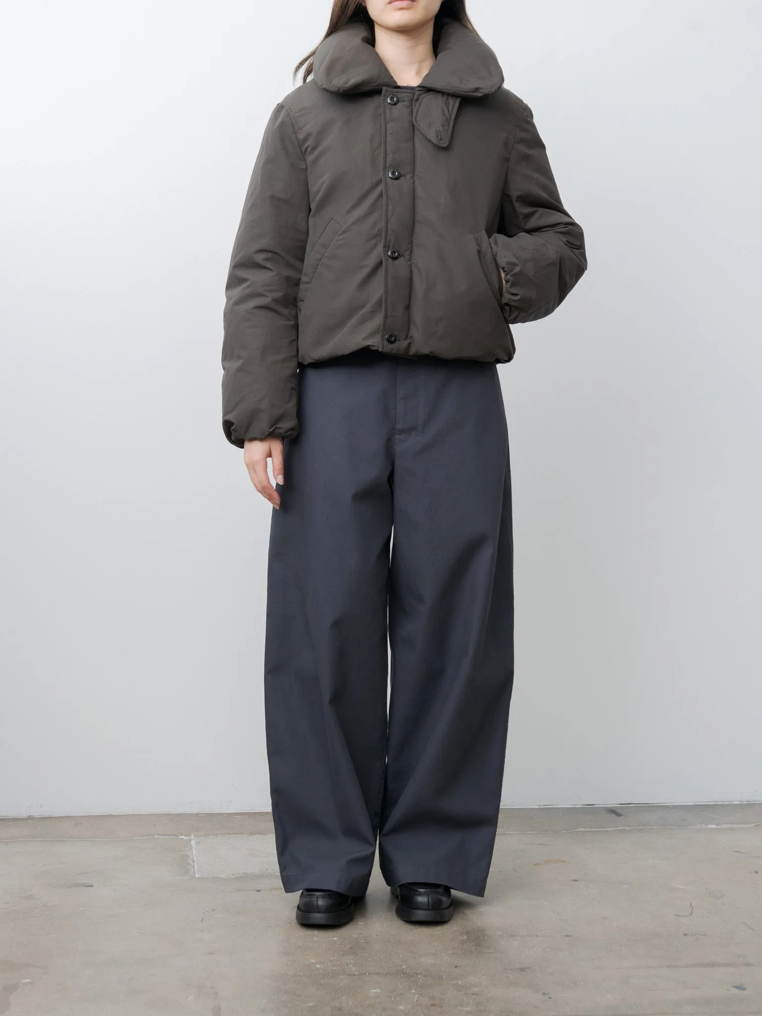 Short Puffer Blouson - Dark Espresso sold by Namu Shop product image thumbnail 2