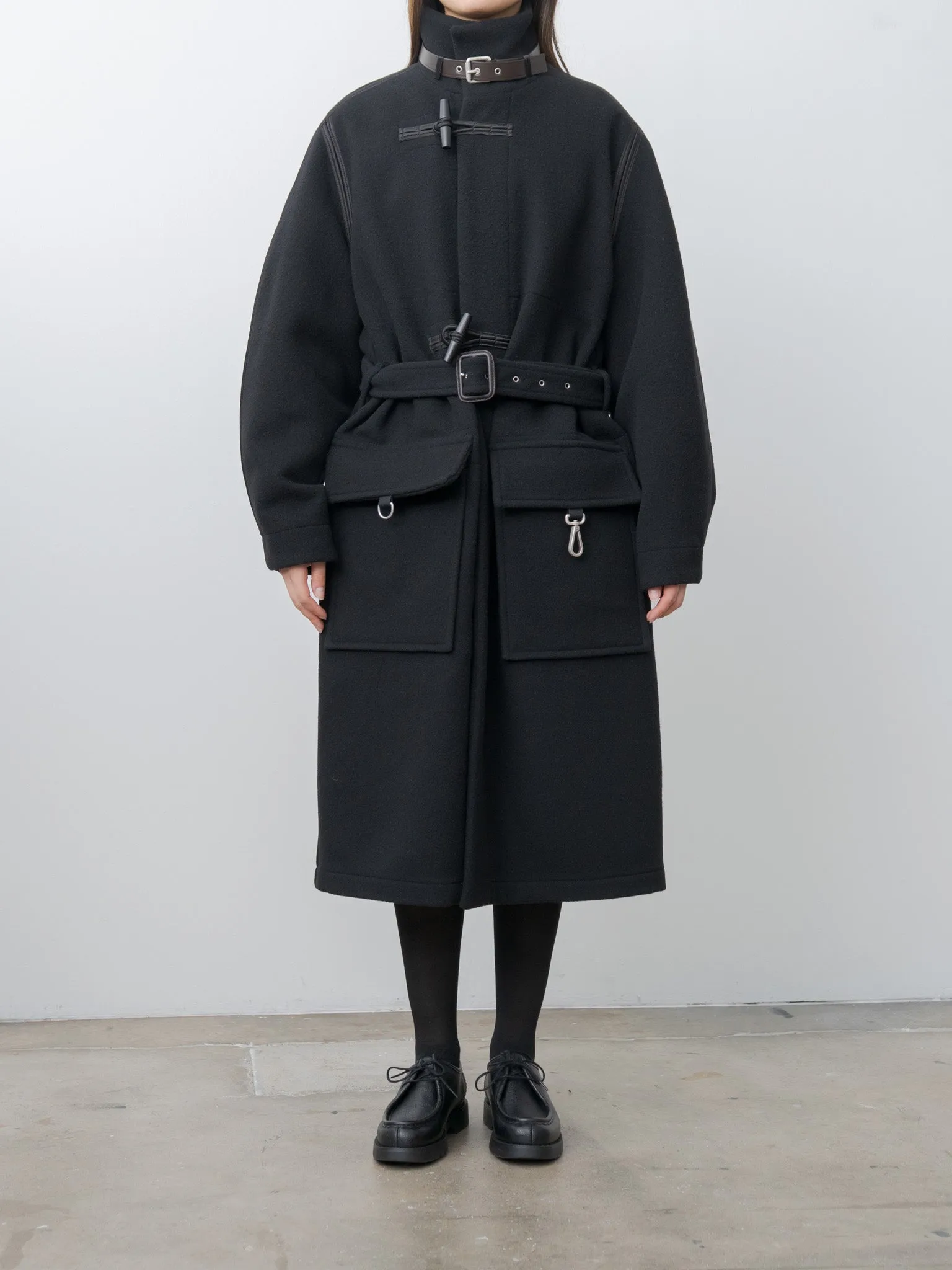 Duffle Coat - Black sold by Namu Shop product image thumbnail 3