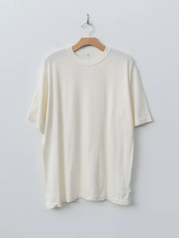 Cotton Cashmere T-Shirt - White sold by Namu Shop