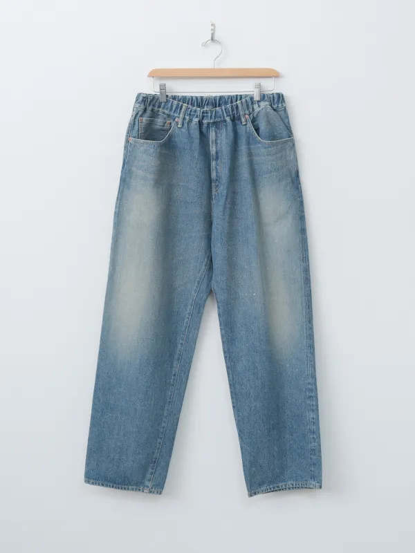 5Pocket Easy Pants - Fade Indigo sold by Namu Shop