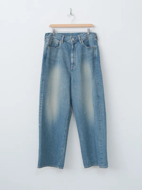 5Pocket Baggy Pants - Fade Indigo sold by Namu Shop
