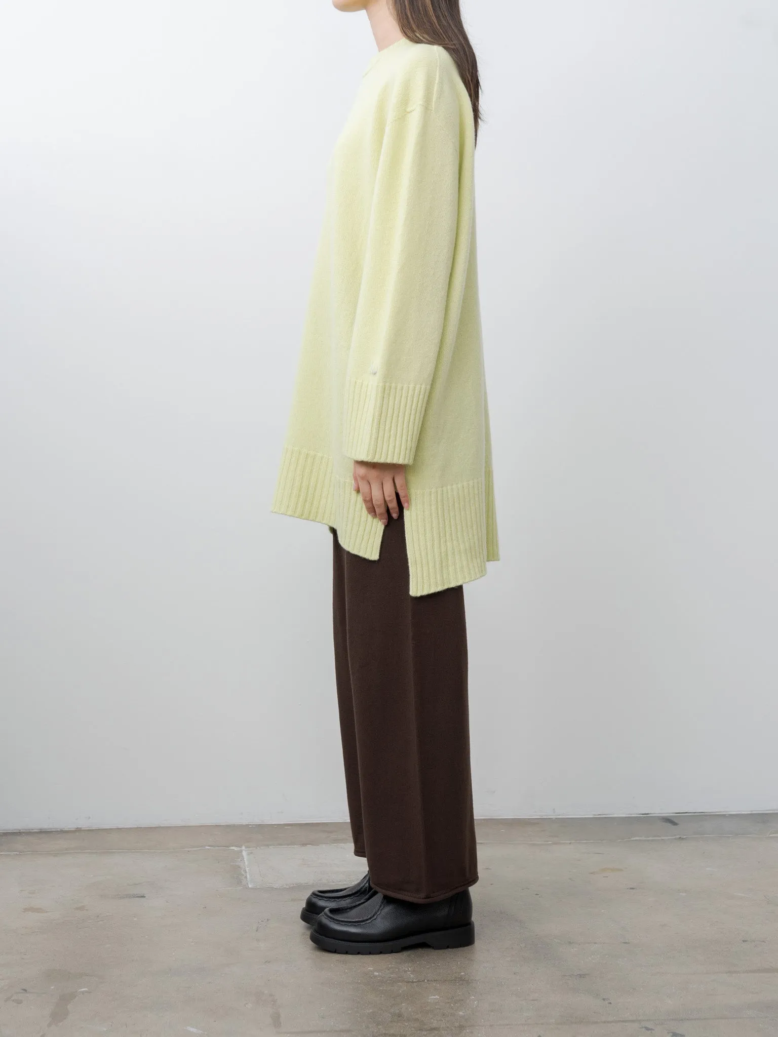 Fine Lambswool Oversized P/O - Lime Yellow sold by Namu Shop product image thumbnail 3