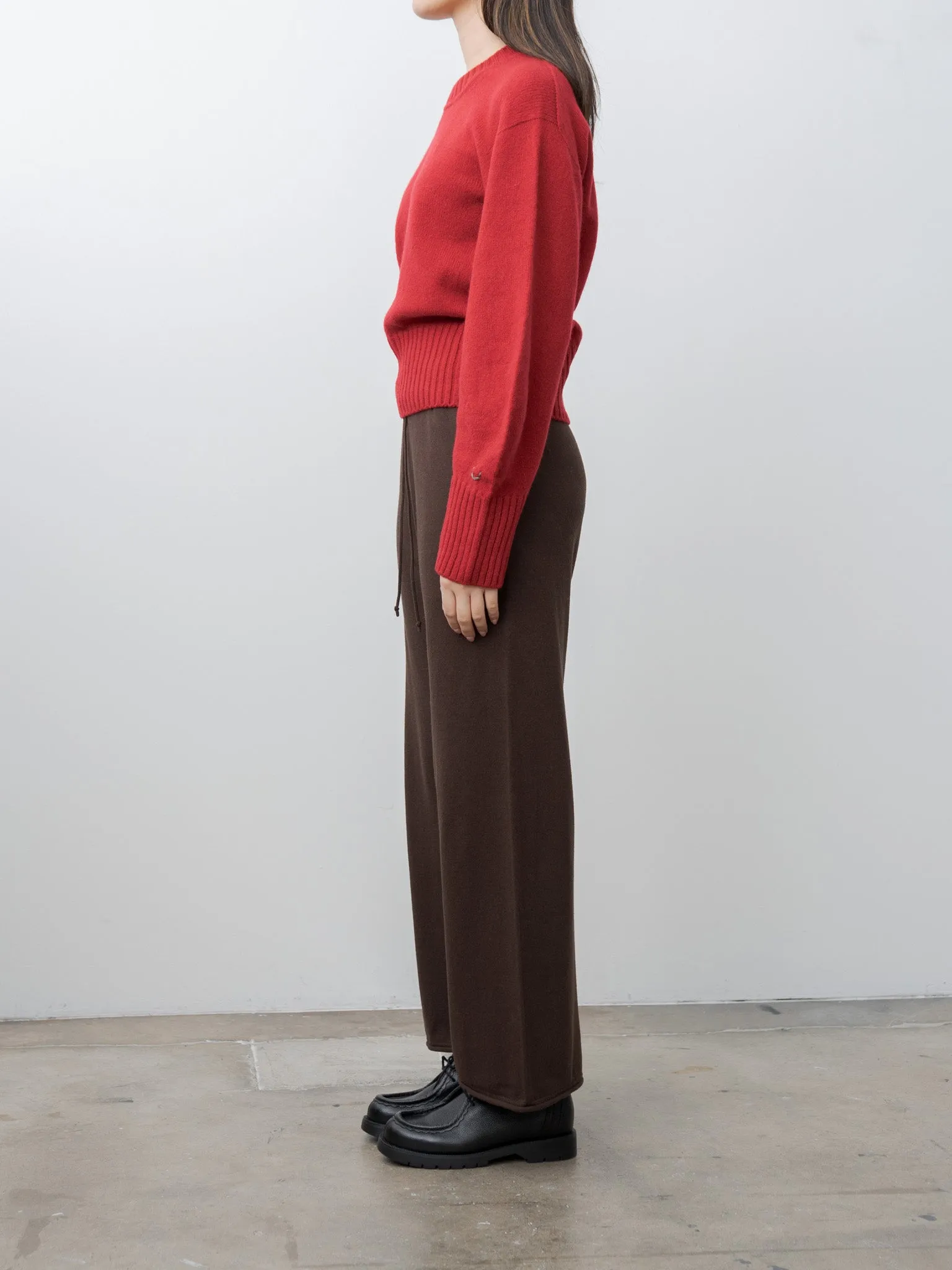 Fine Lambswool Crewneck P/O - Red sold by Namu Shop product image thumbnail 3