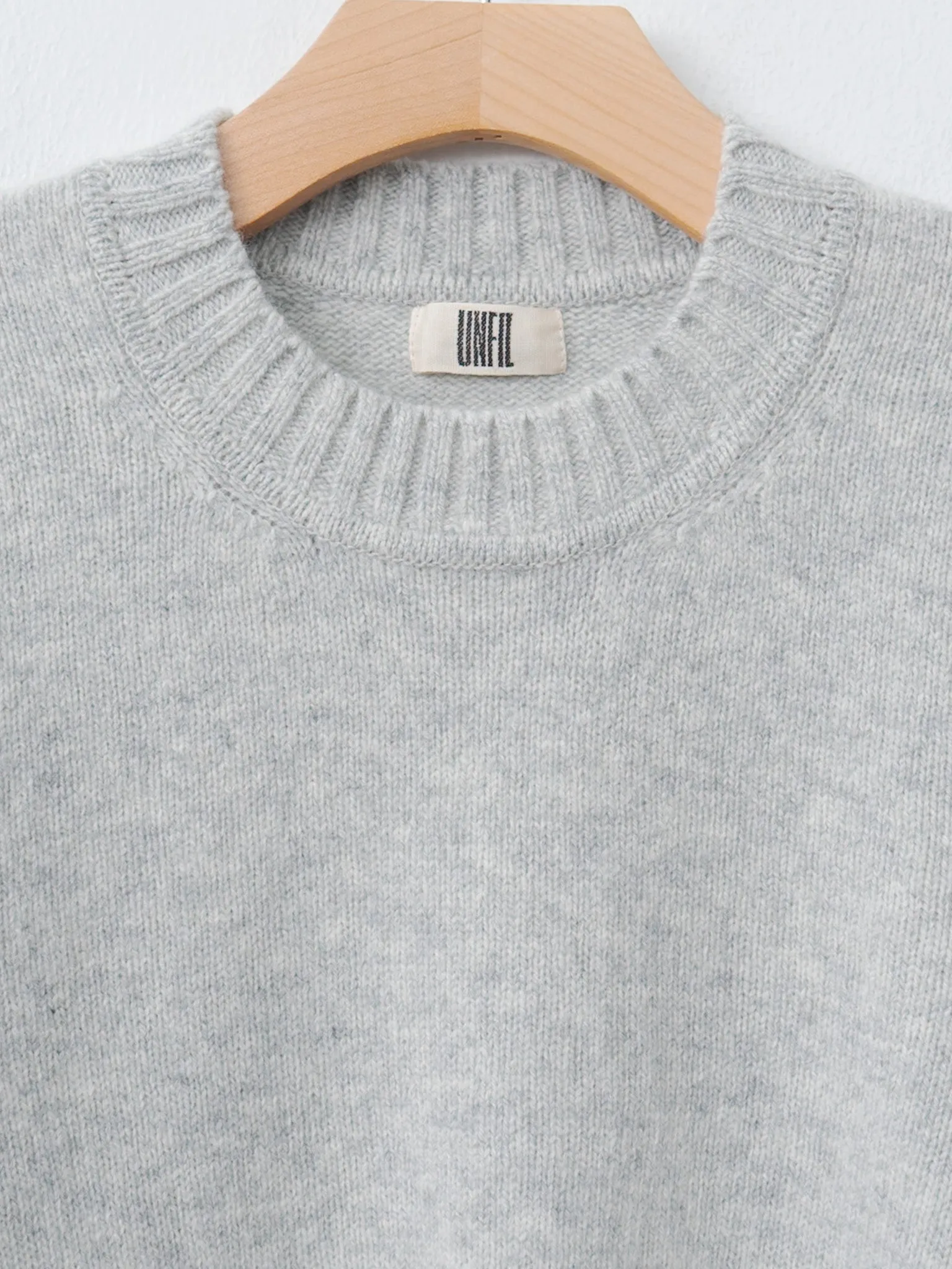 Fine Lambswool Crewneck P/O - Light Gray sold by Namu Shop product image thumbnail 5