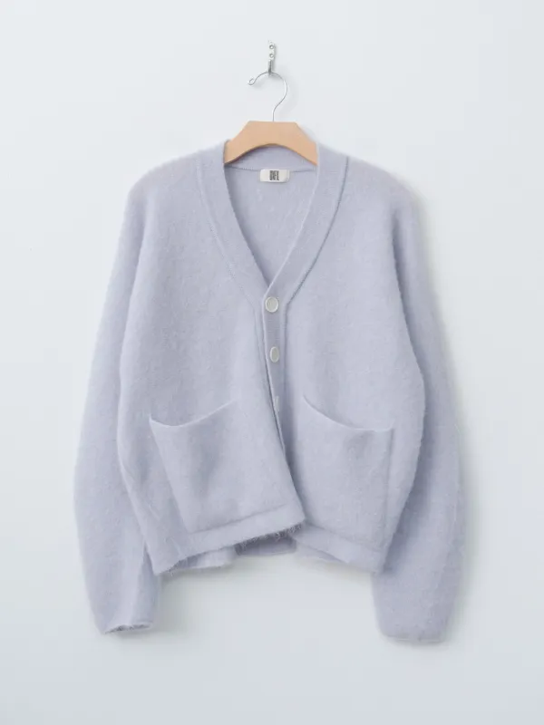 Stretch Superkid Mohair Cardigan - Ice Blue sold by Namu Shop