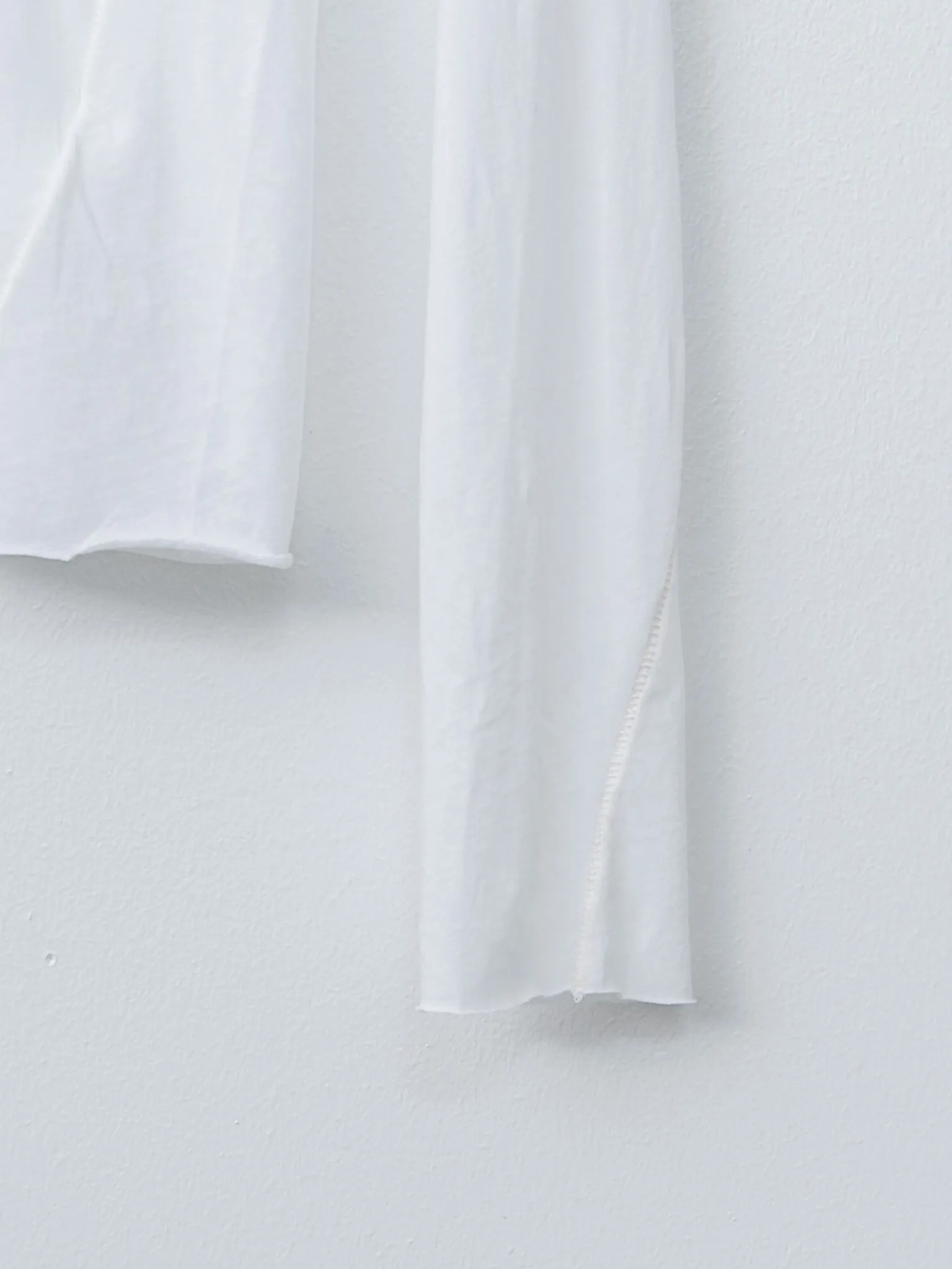 High Twist Cotton Sheer Jersey Turtleneck Tee - Off White sold by Namu Shop product image thumbnail 5