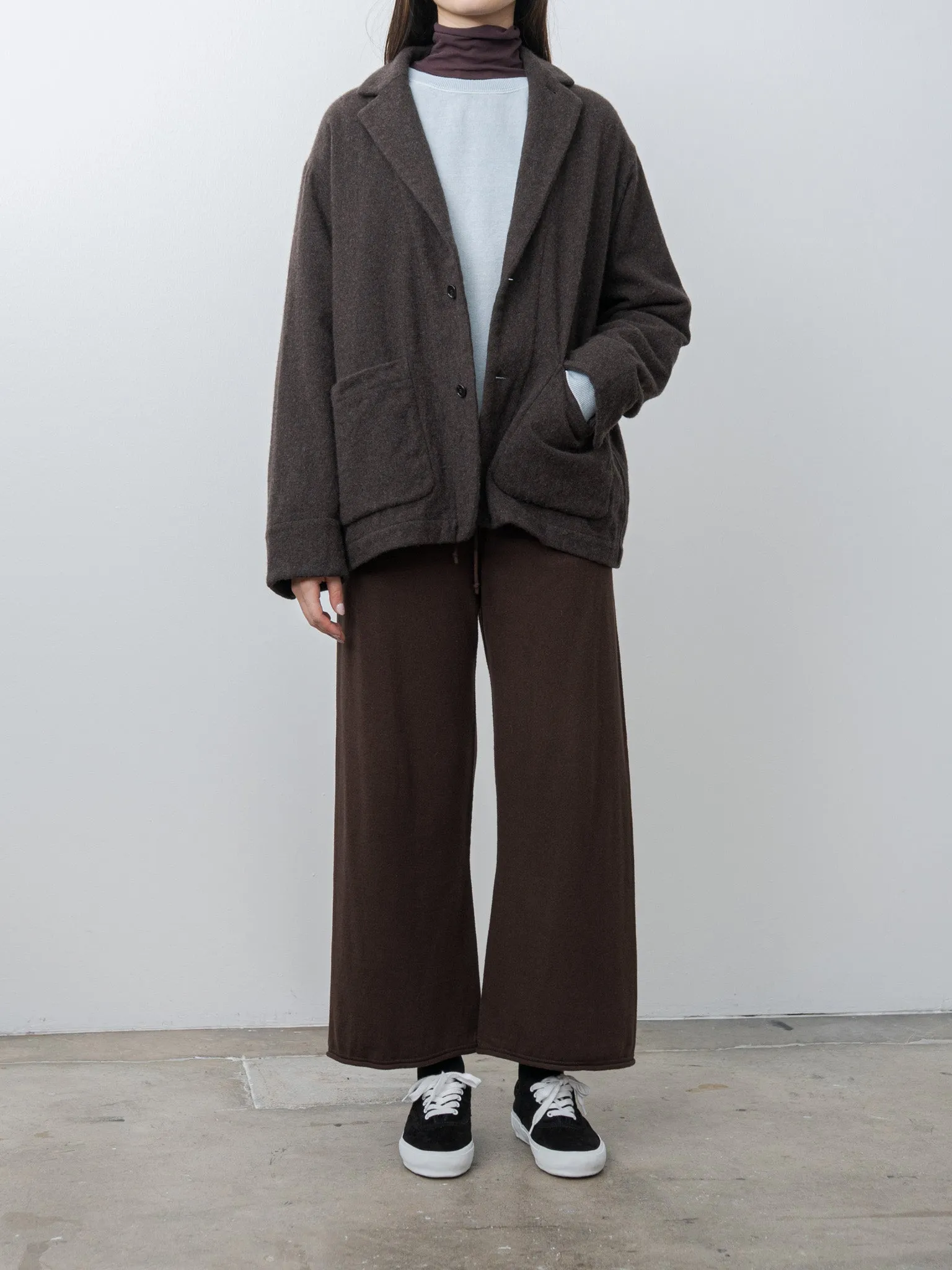 Wool Tailored Jacket - Brown sold by Namu Shop product image thumbnail 3