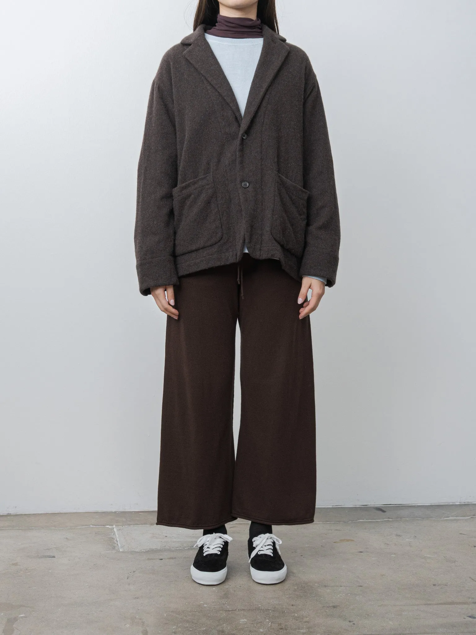 Wool Tailored Jacket - Brown sold by Namu Shop product image thumbnail 2