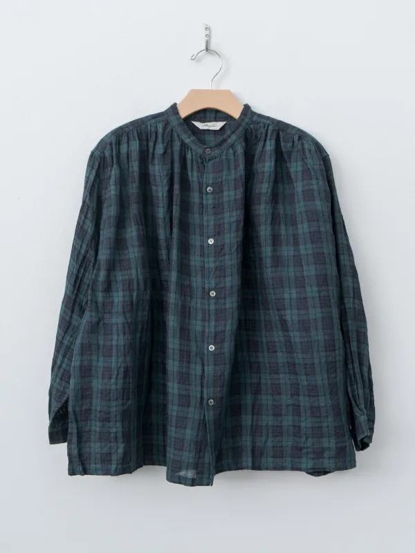 Canvas Black Watch Linen Shirt - Black Watch sold by Namu Shop