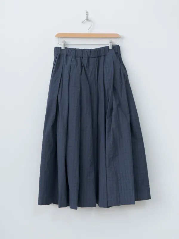 Matilde Skirt - Navy Check sold by Namu Shop