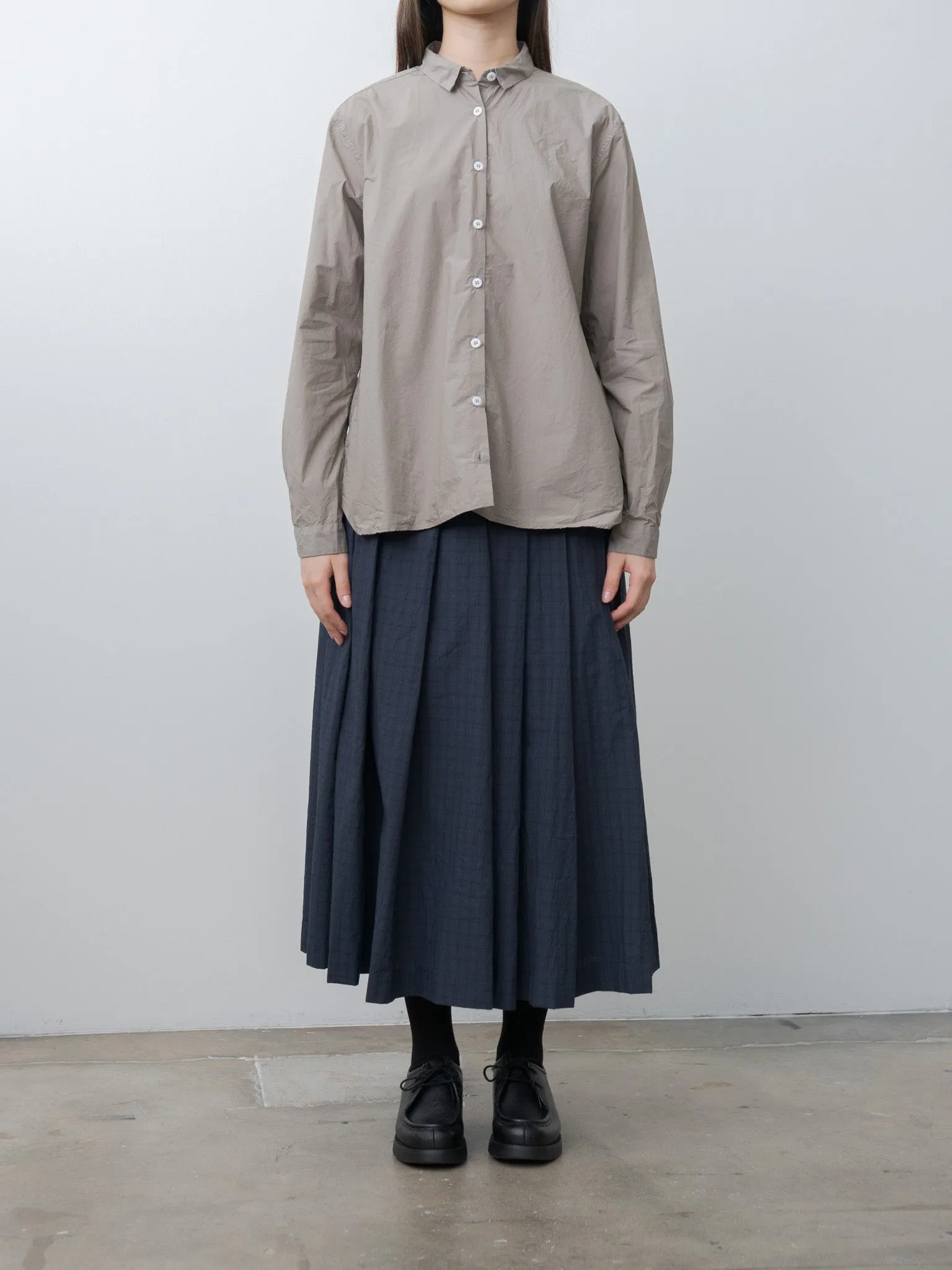 Matilde Skirt - Navy Check sold by Namu Shop product image thumbnail 3