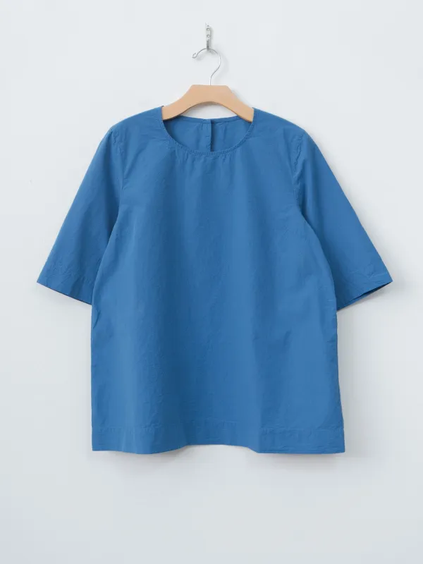 Simple Top CHALK POPLIN - Medium Blue sold by Namu Shop