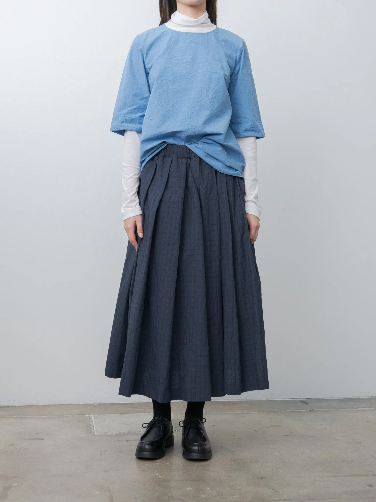 Simple Top CHALK POPLIN - Light Blue sold by Namu Shop product image thumbnail 2