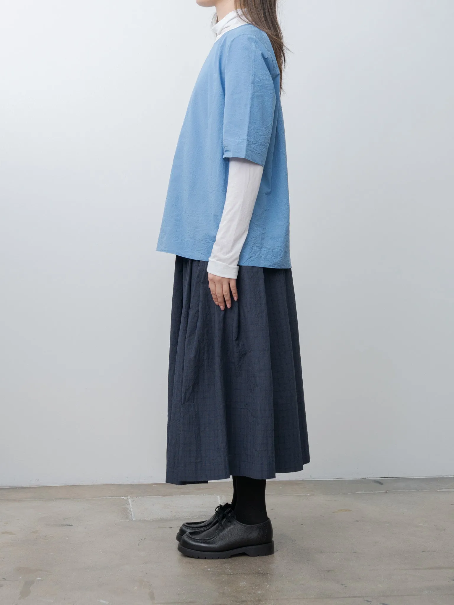 Simple Top CHALK POPLIN - Light Blue sold by Namu Shop product image thumbnail 4