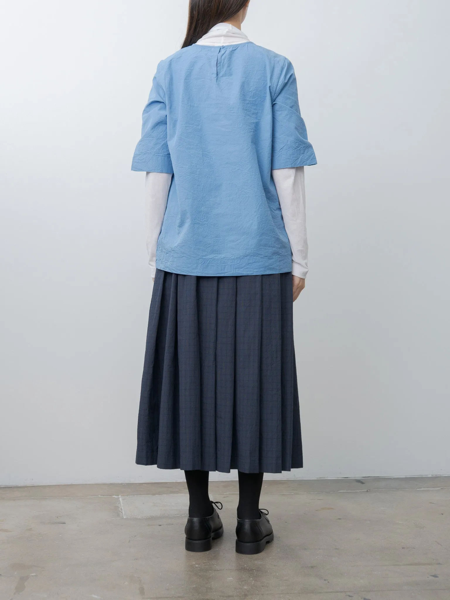 Simple Top CHALK POPLIN - Light Blue sold by Namu Shop product image thumbnail 5