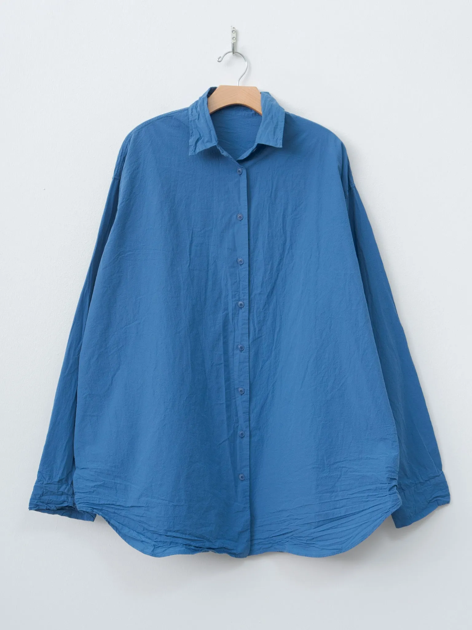 Tippy Shirt CHALK POPLIN - Medium Blue sold by Namu Shop