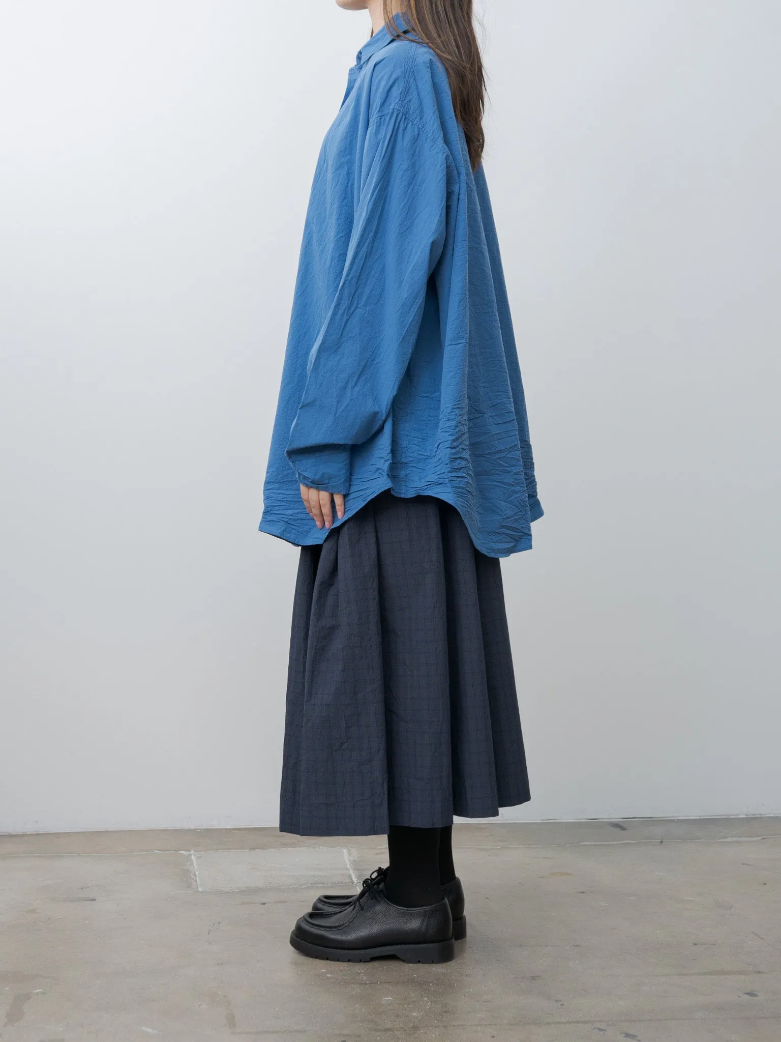 Tippy Shirt CHALK POPLIN - Medium Blue sold by Namu Shop product image thumbnail 4