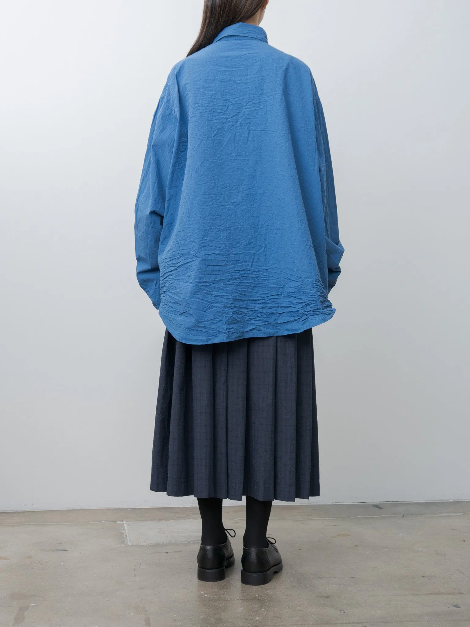 Tippy Shirt CHALK POPLIN - Medium Blue sold by Namu Shop product image thumbnail 5