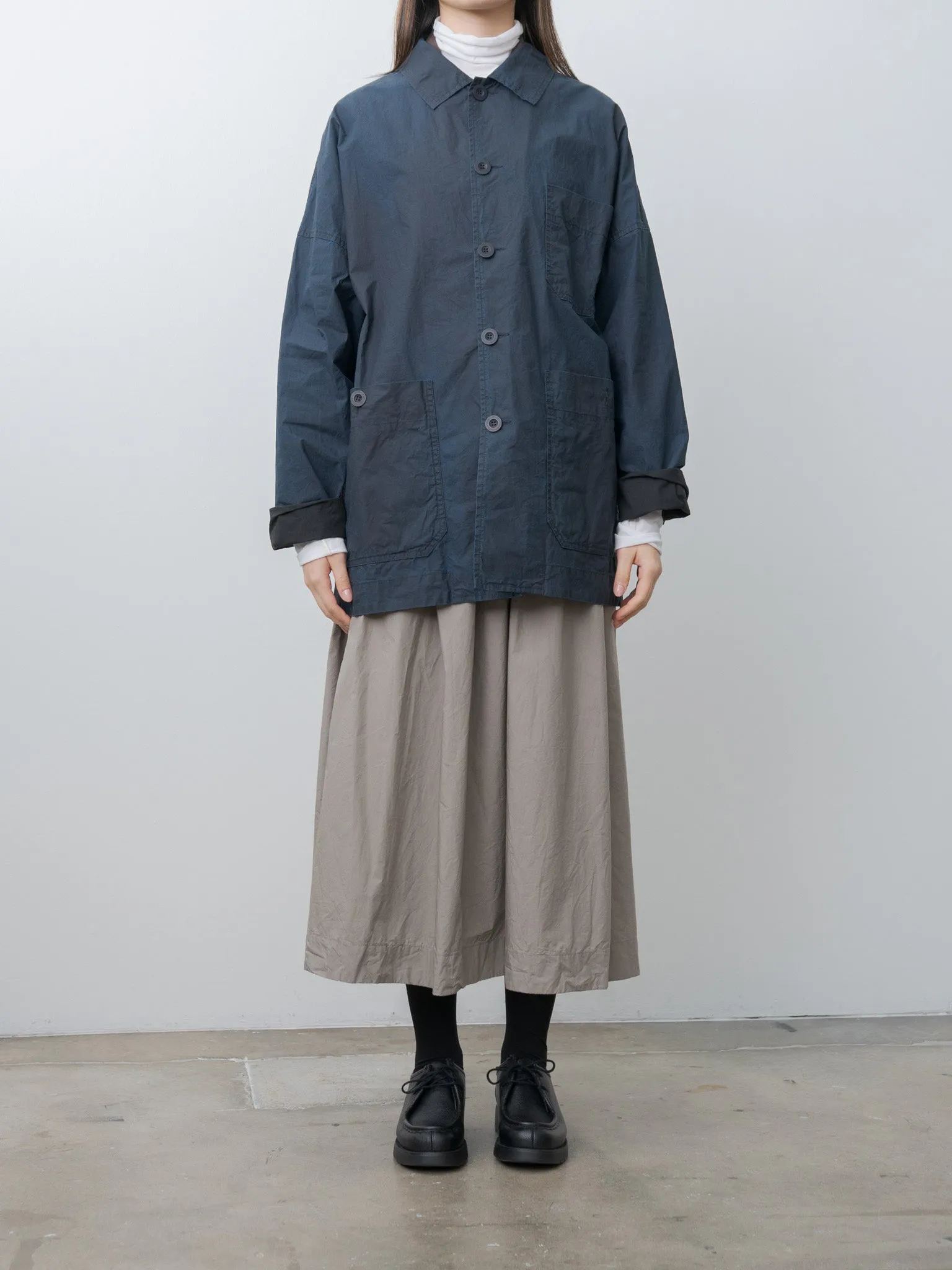 Higa Travail Jacket PIGMENT WAX - Navy sold by Namu Shop product image thumbnail 2