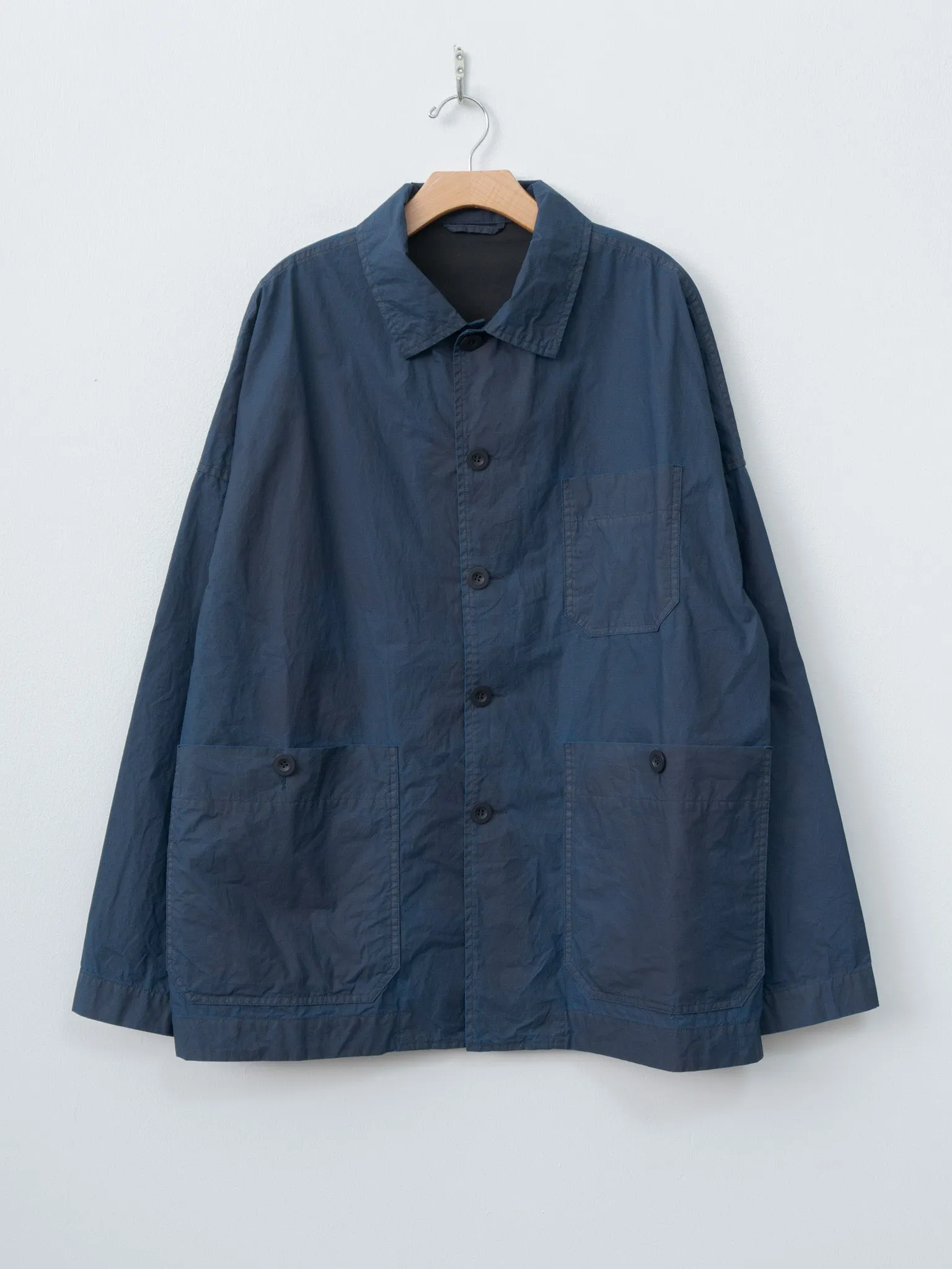 Higa Travail Jacket PIGMENT WAX - Navy sold by Namu Shop