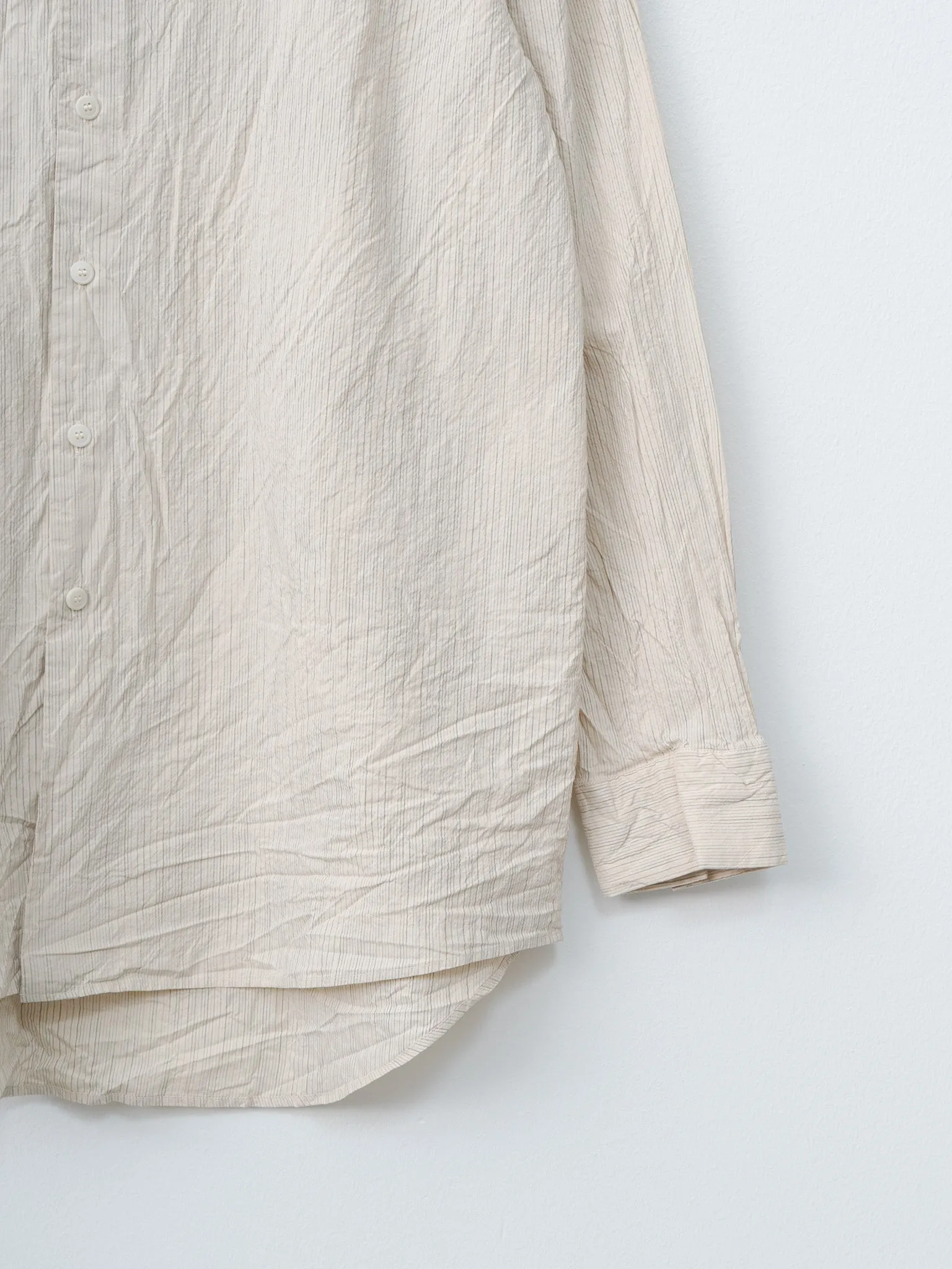 Fabiano Shirt WIND STRIPE - Natural Stripe sold by Namu Shop product image thumbnail 3