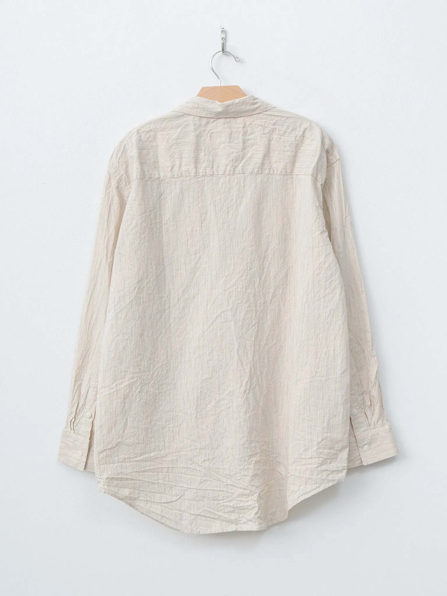 Fabiano Shirt WIND STRIPE - Natural Stripe sold by Namu Shop product image thumbnail 4