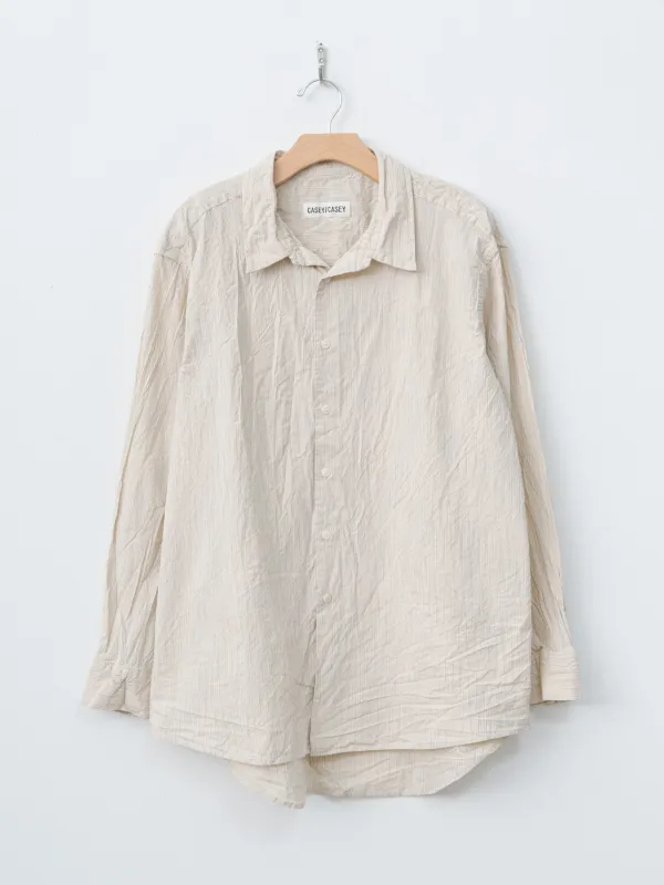 Fabiano Shirt WIND STRIPE - Natural Stripe sold by Namu Shop
