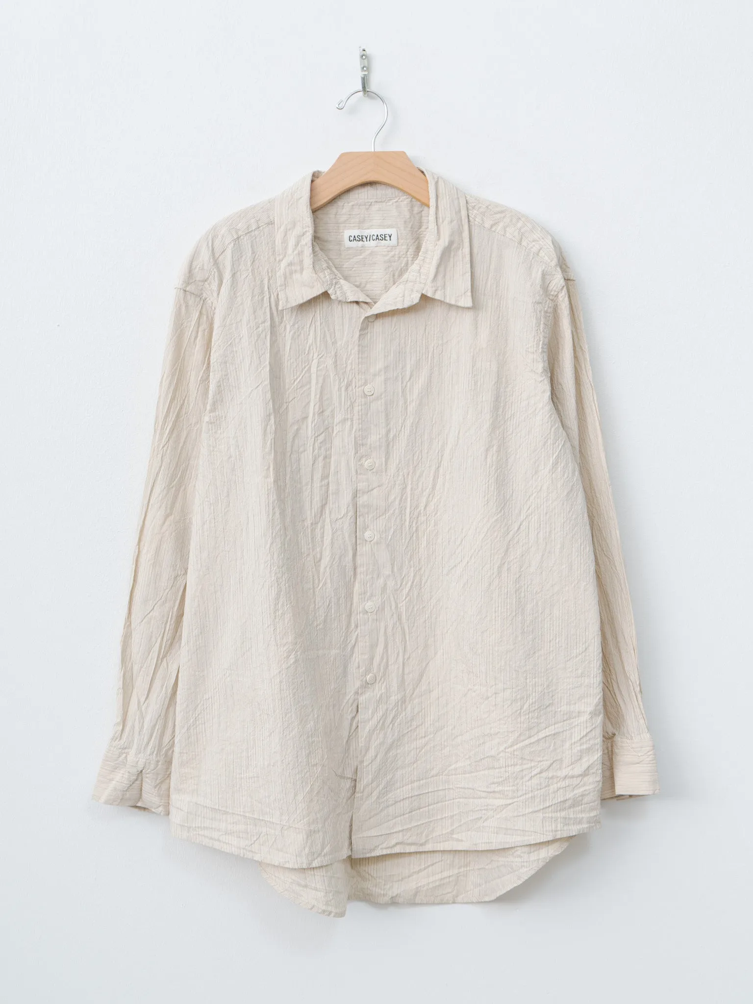 Fabiano Shirt WIND STRIPE - Natural Stripe sold by Namu Shop