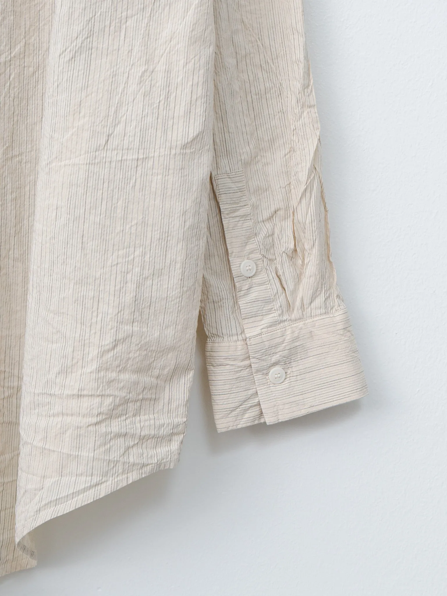 Fabiano Shirt WIND STRIPE - Natural Stripe sold by Namu Shop product image thumbnail 5