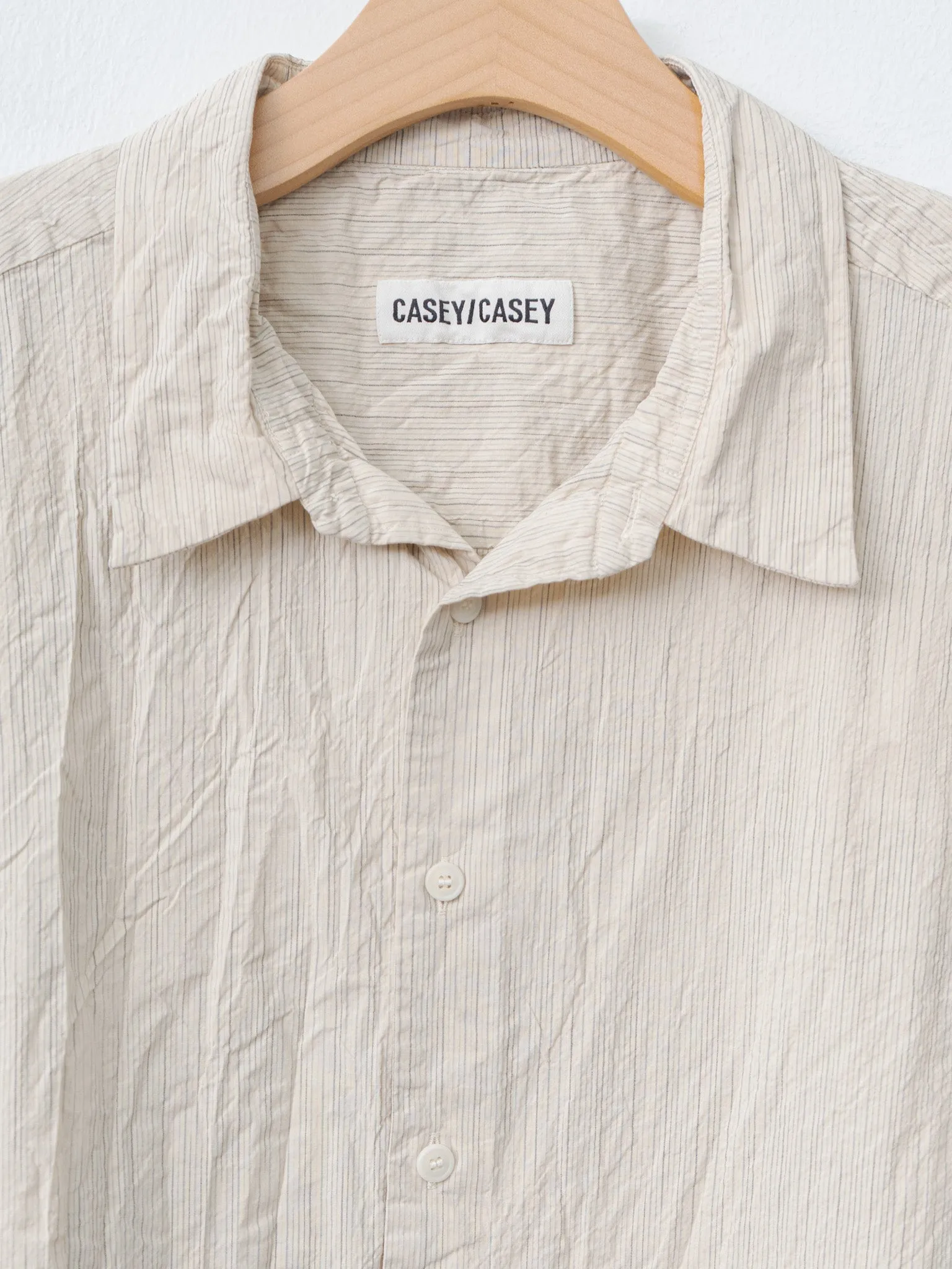 Fabiano Shirt WIND STRIPE - Natural Stripe sold by Namu Shop product image thumbnail 2