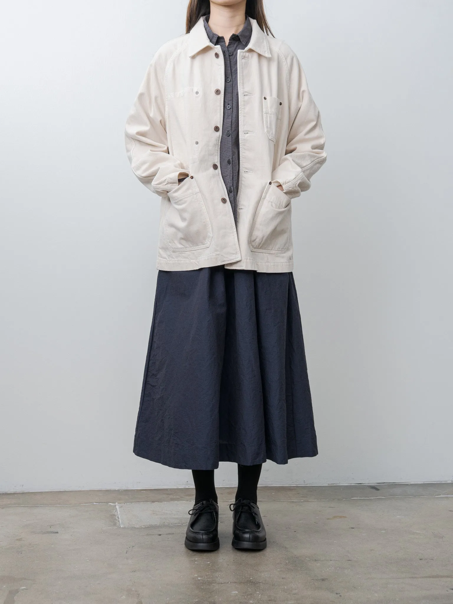 Camille Denim Jacket DENIM - Ivory sold by Namu Shop product image thumbnail 5