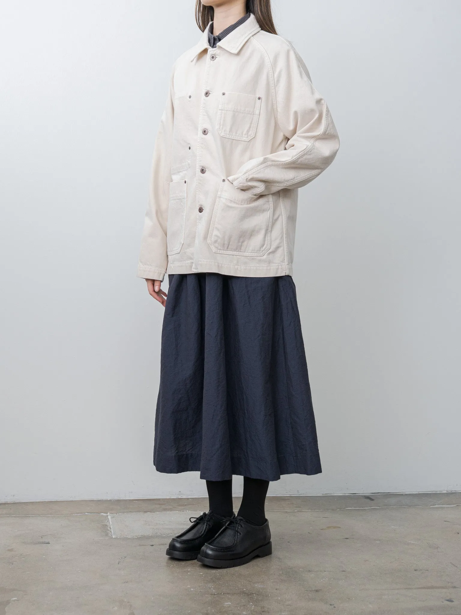 Camille Denim Jacket DENIM - Ivory sold by Namu Shop product image thumbnail 3