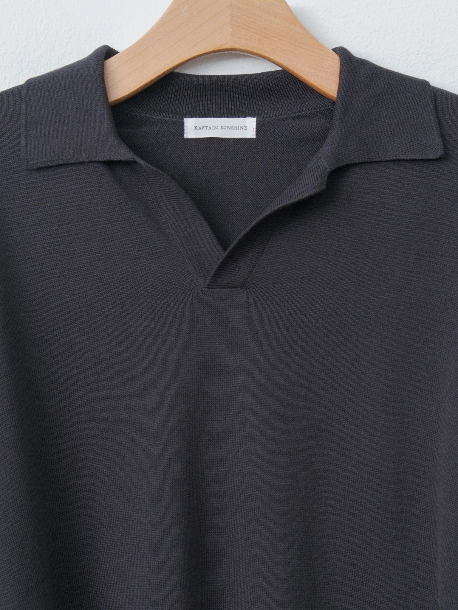Cotton Knit Skipper Shirt - Dark Navy sold by Namu Shop product image thumbnail 4