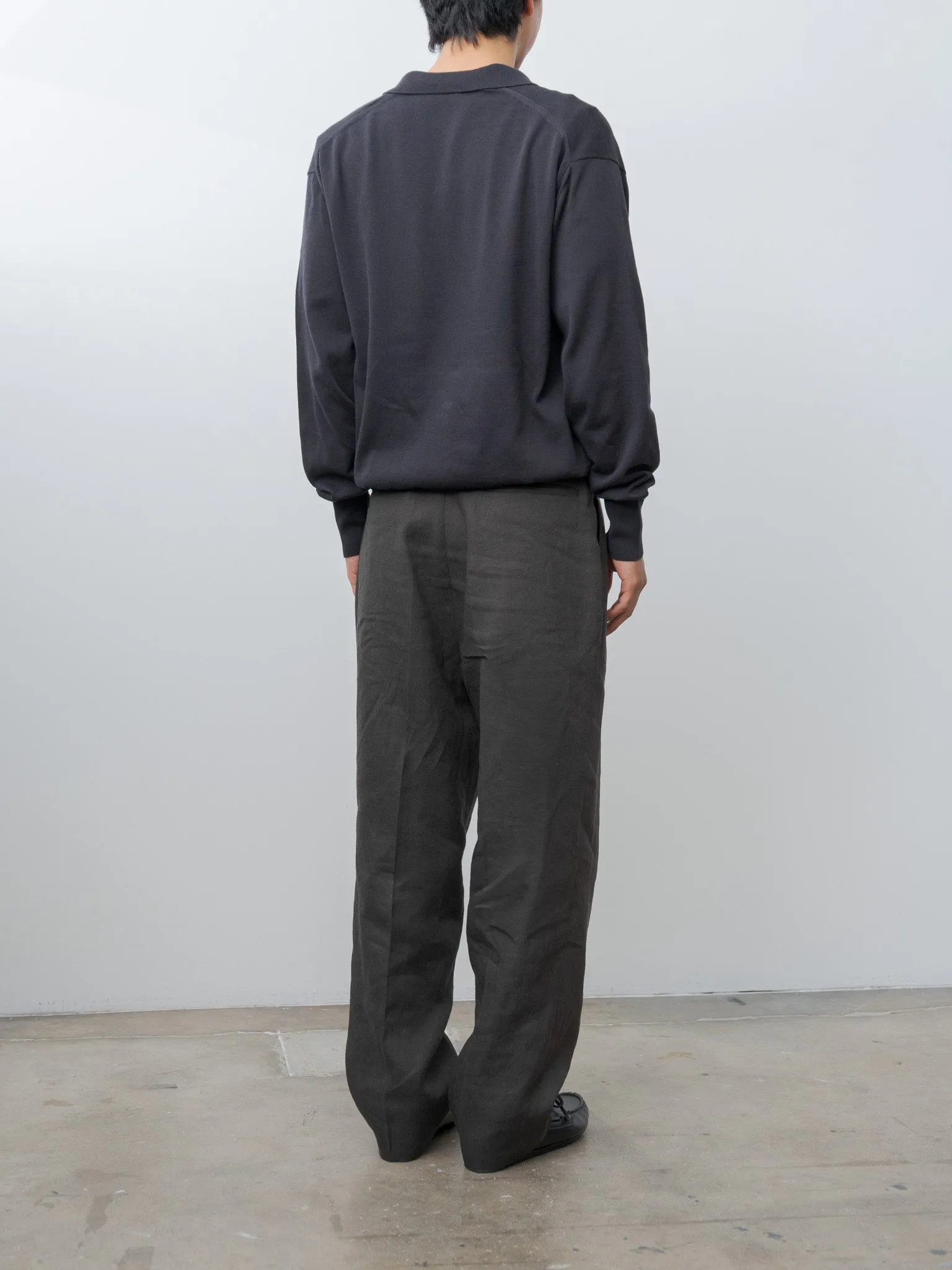 Cotton Knit Skipper Shirt - Dark Navy sold by Namu Shop product image thumbnail 3