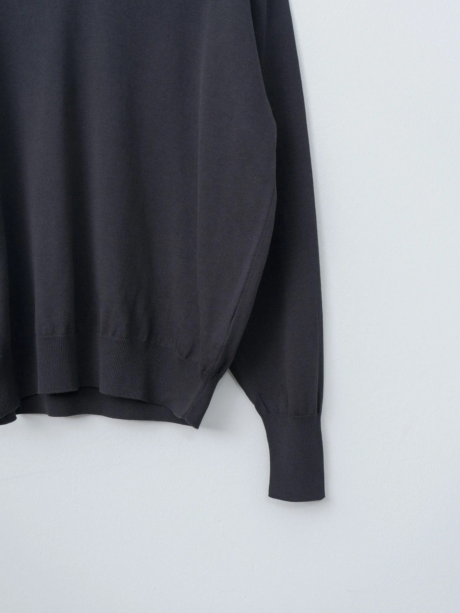Cotton Knit Skipper Shirt - Dark Navy sold by Namu Shop product image thumbnail 5